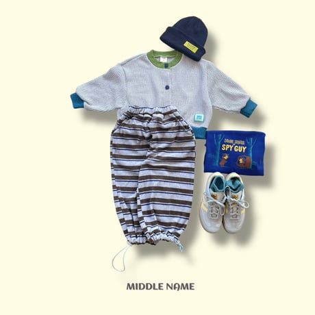middlename/51. two color block cardigan S-XL