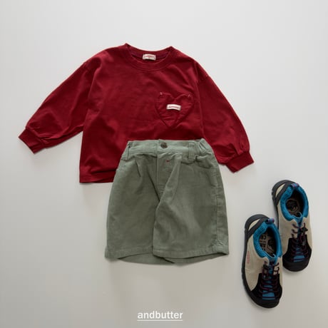 andbutter/39. Autumn Pocket T-Shirt S-XL