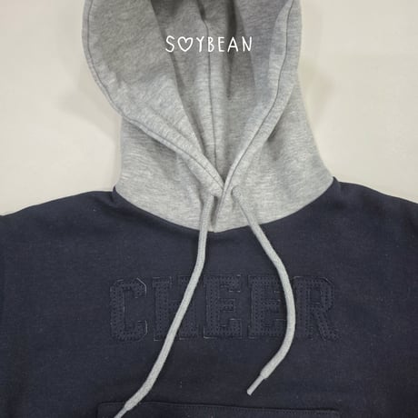soybean/95. plan two color hood T-shirt XS-XL