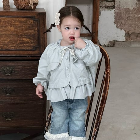 aiai/96. bebe fril denim pants XS-L
