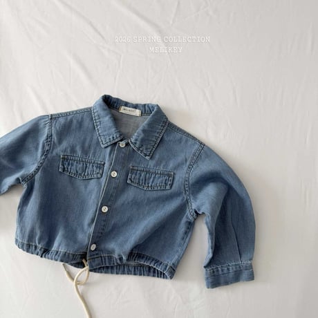melikey/80. hooda denim shirt JS-JM