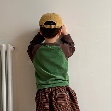 ellymolly/119. raon two color ragran T-shirt 13-19