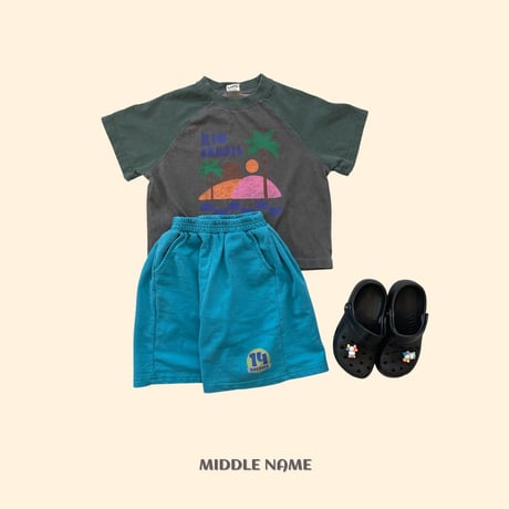 middlename/44. pig palm tree T-shirt JS-JM