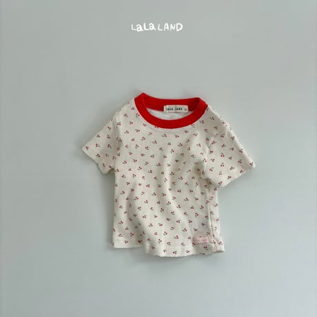 lalaland/25. cherry half t T-shirt XS-XL