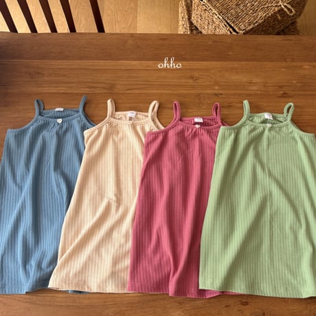 ohho/21. fruit sleeveless one-piece S-2XL