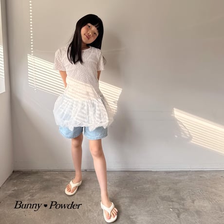 bunnypowder/220. sha bullon rayerd one-piece S-XL