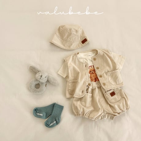 valubebe/92. pumpkin overalls suit 6M-18M