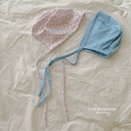 ninibello/177. ACC) candy dot swim wear ( bonnet ) set XS-L