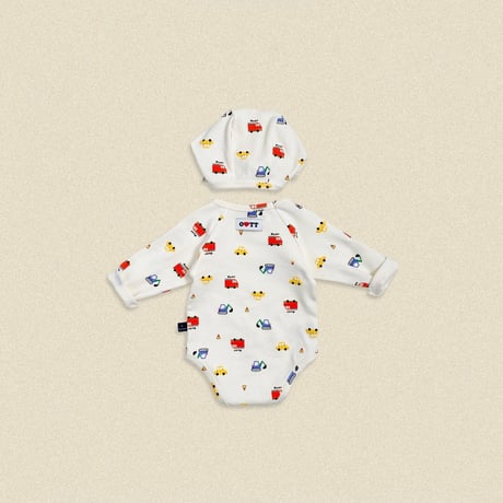 oottbebe/13. (bebe) auto suit bonnet set S(0-6M)-M(6-12M)