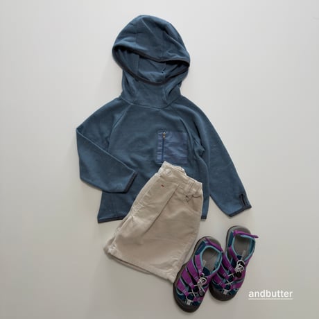 andbutter/22. Heart Pocket Corduroy Shorts JS-JM