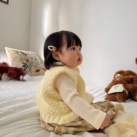 onu/37. dotom knit vest XS(2-3Y)-M(4-5Y)