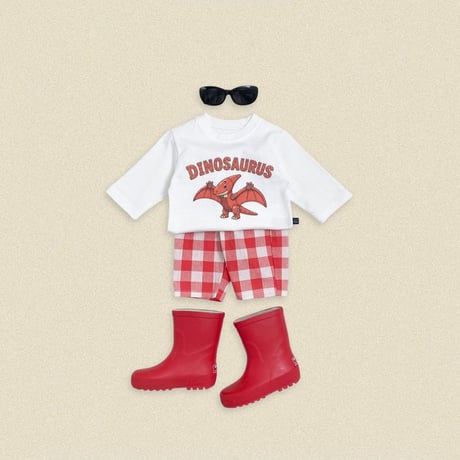 oottbebe/44. plan ) dinosaur updown set XS(0-1Y)-XL(4-5Y)