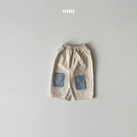 onu/40. check patch pants XS-XL