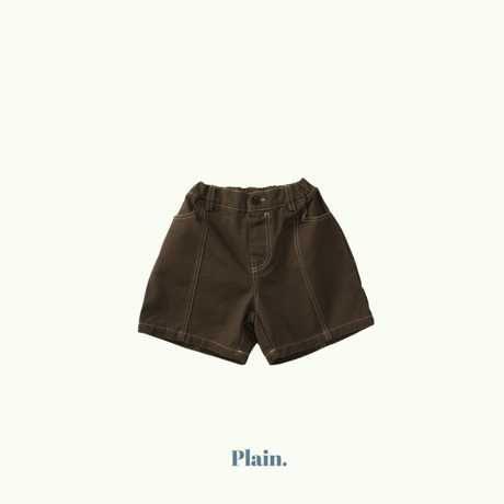 plain/44. stitch bermuda pants XS-XL