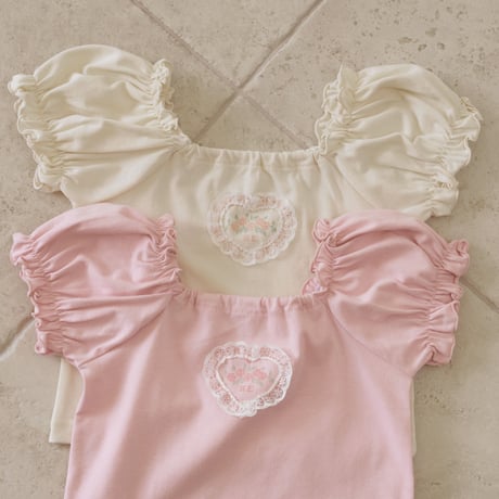 momoann/46. heart puff T-shirt 5-13
