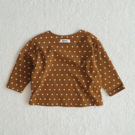 bailey/6. chocochip boat neck T-shirt XS-XL
