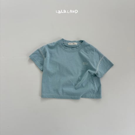 lalaland/29. two color point half t T-shirt XS-XL