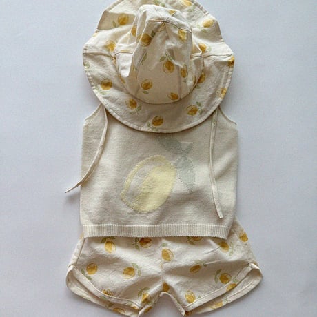 aosta/19. Knit Fruit Vest S(1-2Y)-L(3-5Y)