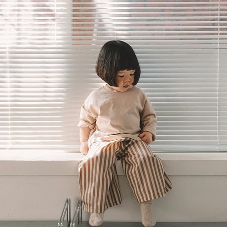 melmel/27. Striped wide pants XXS-XL