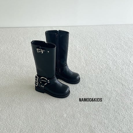 namoo/43. two buckle rider long boots 160-230