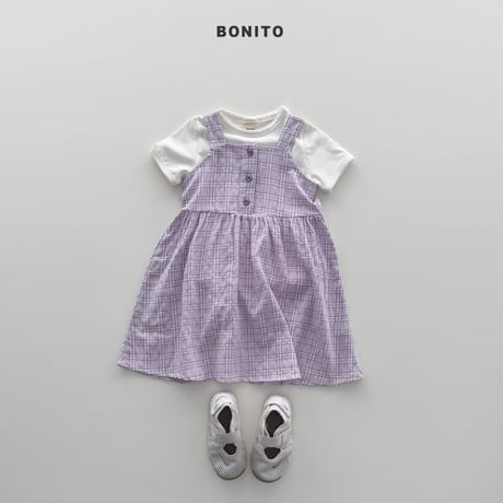 bonito/93. picnic check dress? 12M-XL