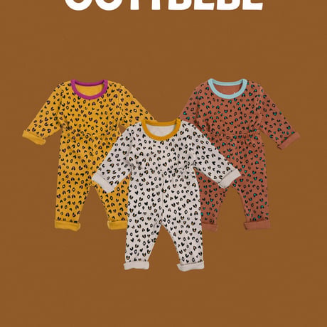 oottbebe/21. heart leopard inner wear XS(0-1Y)-XL(4-5Y)