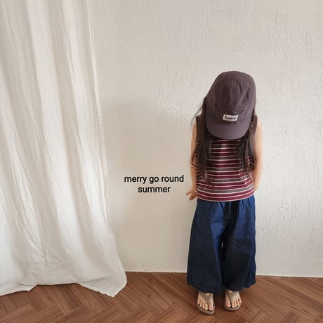 merrygoround/4. boy sleeveless XS-2XL