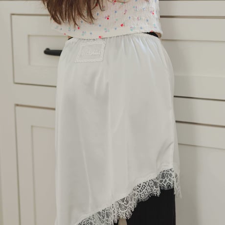 urbanrabbit/16. Asymmetrical Satin Skirt XS-XL