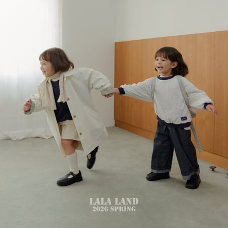 lalaland/18. waffle two color man-to-man XS-XL