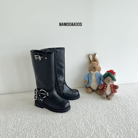 namoo/43. two buckle rider long boots 160-230