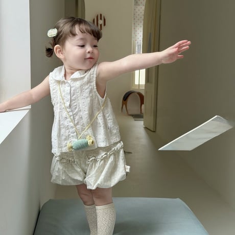 aiai/5. sweet updown set bloomer S(6M-2Y)-XL(4-5Y)