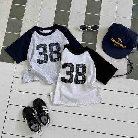 matilda/53. 38 two color raglan T-shirt 5-13