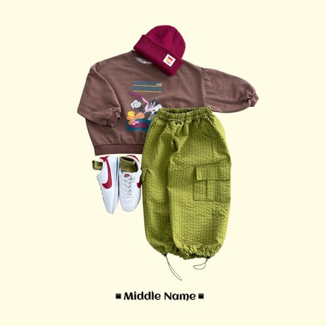middlename/34. cargo embo check pants JS-JM