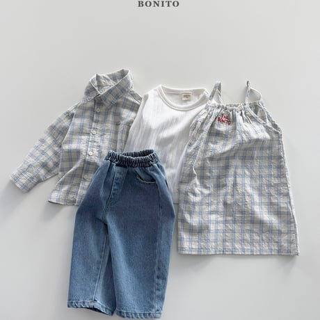 bonito/9. plan ) denim pants 12M-XL