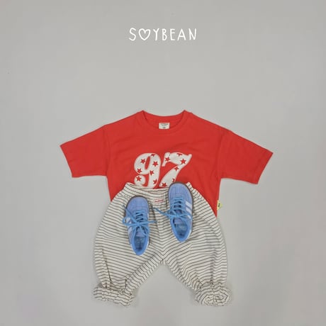 soybean/36. plan ) stripe bullon jogger XS-XL
