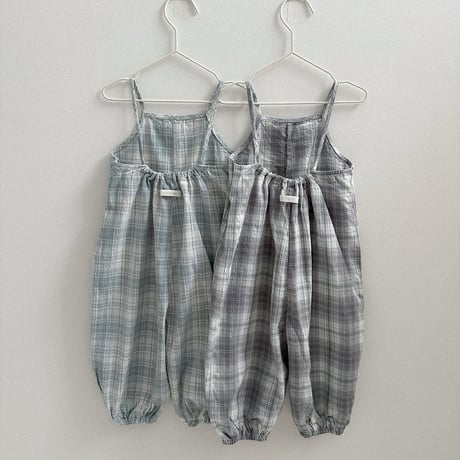 minirobe/53. Candy checkered Overalls  S-XL