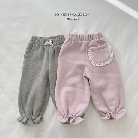 melikey/75. pocket less p jogger XS-XL