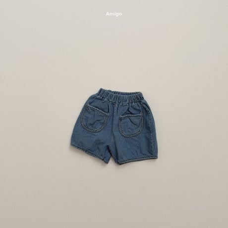 amigo/17. round denim pants XS-XL