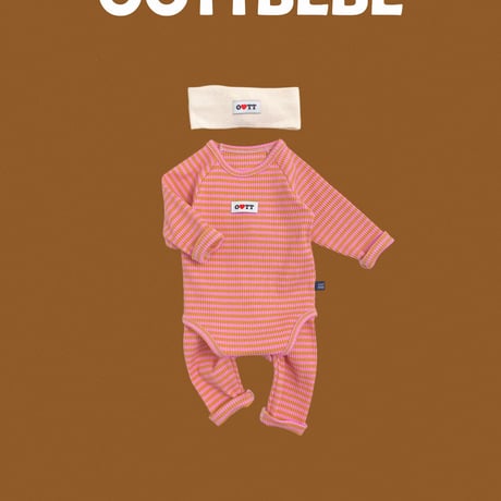 oottbebe/2. this bongbong suit ( bebe suit beari leggings S(0-6M)-M(6-12M)