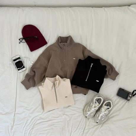 matilda/78. half knit zipup 5-13