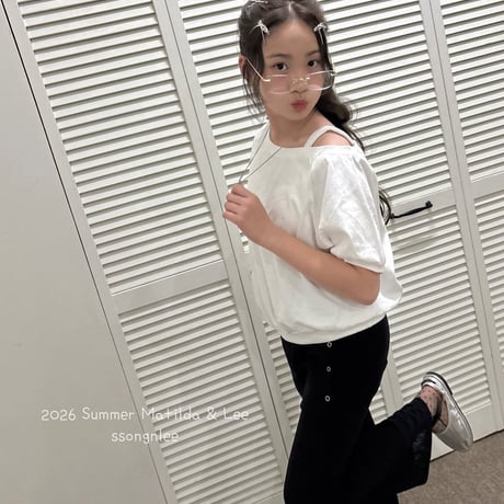 matilda/111. cubic lettering T-shirt 5-13
