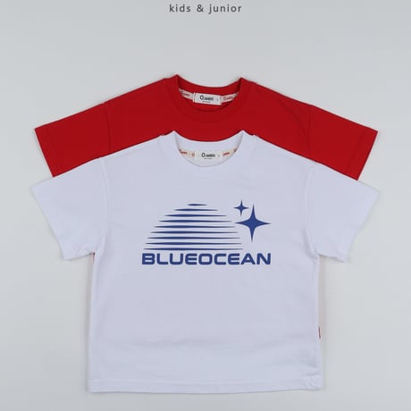 owen/73. blue ocean half t T-shirt S-XL