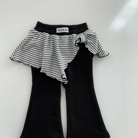 ooo/11. poto fril pants boots cut XS-XL