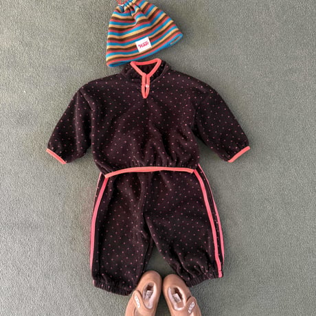 tinyhiker/18. peuty dot fleece pants XS-XL
