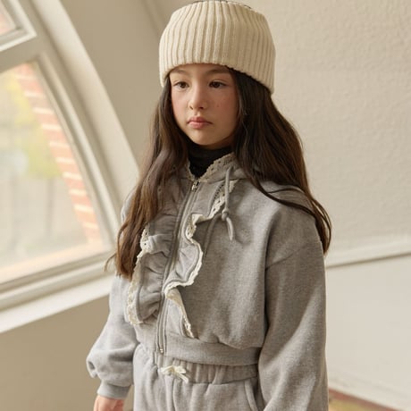 melikey/73. juju fril hood zipup XS-XL