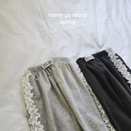 merrygoround/15. shephon fril jogger pants XS-2XL