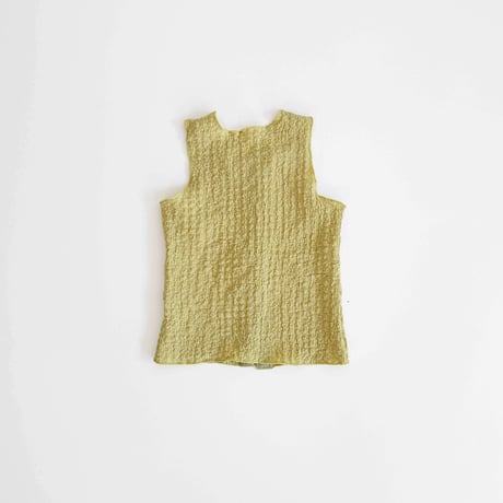 urbanrabbit/36. Crinkle Button Sleeveless Top XS-XL