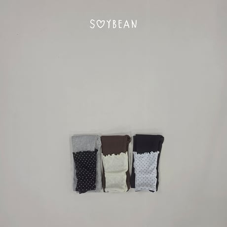 soybean/88. plan ) dot leg  warmer leggings XS-XL