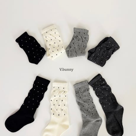 vbunny/43. small socks set M(130-150)-XL(180-210)