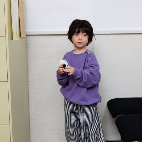 andbutter/4. Button Raglan Sweatshirt XS-XL